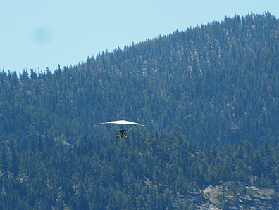 Lake Tahoe glider plane - photo by Luxury Experience