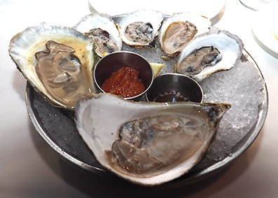 Oysters - Granite Restaurant - photo by Luxury Experience