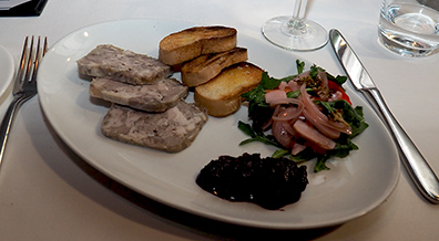 Pork Terrine - Granite Restaurant and Bar - Concord, NH - photo by Luxury Experience