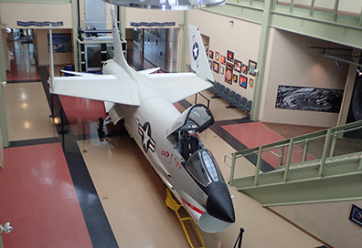 XF8U-2 Crusader Jet- McAuliffe-Shepard Discovery - Concord, NH - photo by Luxury Experience