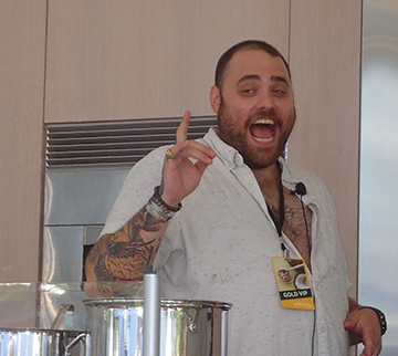 Chef Christian Petroni - Greenwich WINE + FOOD 2019 - Photo by Luxury Experience