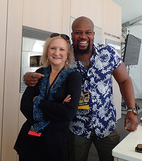 Chef David Rose and Debra C. Argen - Greenwich Wine Food 2019 - photo by Luxury Experience