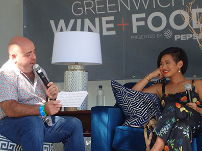 Matt Storch and Jessica Tom - Greenwich WINE + FOOD 2019 - Photo by Luxury Experience