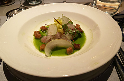 Florida Red Snapper Ceviche - Kosher Wine Dinner - The Fulton NYC - photo by Luxury Experience