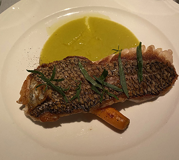 Seared Black Sea Bass - Kosher Wine Dinner - The Fulton NYC - photo by Luxury Experience