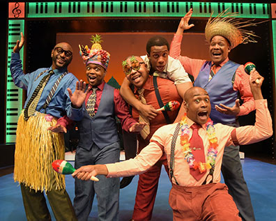 Westchester Broadway Theatre - Five Guys Named Moe - photos by John Vecchiolla