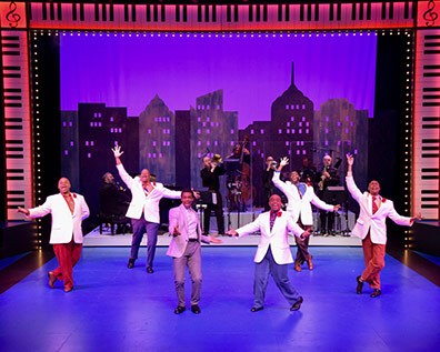 Westchester Broadway Theatre - Five Guys Named Moe - photos by John Vecchiolla