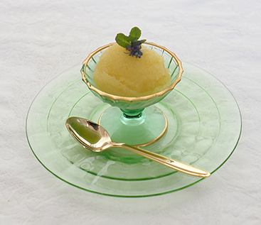 Luxury Experience - Spirited Orange Mint Sorbet - photo by Luxury Experience