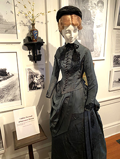 1880s Formal Afternoon Dress - Rogers Mansion - Southampton, NYC - photo by Luxury Experience