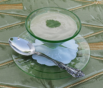 Luxury Experience - Chilled Avocado and Coconut Soup - photo by Luxury Experience