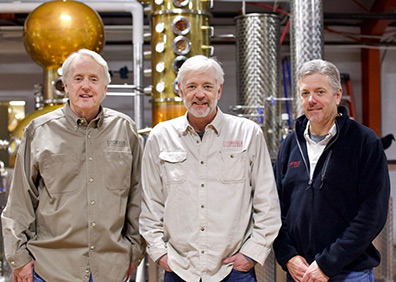 The Bakers - David, Jack and Peter Baker - Litchfield Distillery, CT, USA