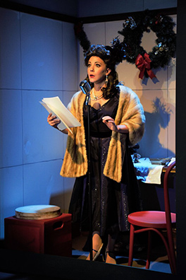 Elissa DeMaria - It's A Wonderful Life - A Live Radio Play - Music Theatre of Connecticut - photo by Alex Mongillo