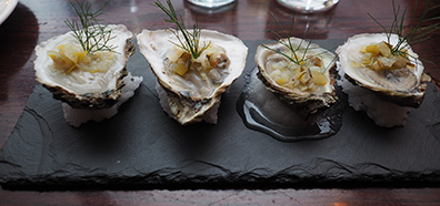 Grilled Oysters - 1754 Hotel Restaurant - photo by Luxury Experience