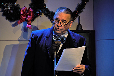 Jim Schilling - It's A Wonderful Life - A Live Radio Play - Music Theatre of Connecticut - photo by Alex Mongillo