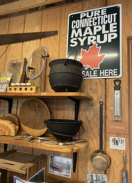 Tools of the maple syrup process  - Stamford Museum & Nature Center - photo by Luxury Experience