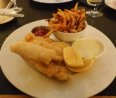 Fish and Chips - West Street Grill, Litchfield, CT - photo by Luxury Experience