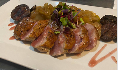 Roasted duck breast - Chef Stephen Murphy - West Street Grill, Litchfield, CT