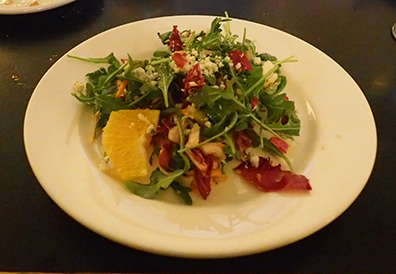 Tre Colori Salad - West Street Grill, Litchfield, CT - photo by Luxury Experience