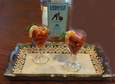 Luxury Experience - Agave Spirits Shrimp Shooters - photo by Luxury Experience