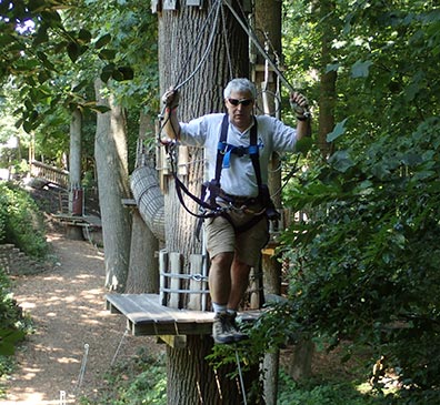 Luxury Experience - Edward F. Nesta - at Adventure Park at the Discovery Museum - photo by Luxury Experience