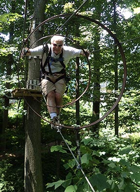 Luxury Experience - Edward F. Nesta - at Adventure Park at the Discovery Museum - photo by Luxury Experience