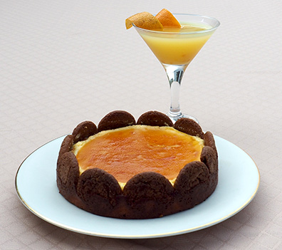Luxury Experience - Orange Ginger Cheesecake - photo by Luxury Experience