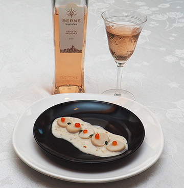 Luxury Experience - Rose Poached Scallops