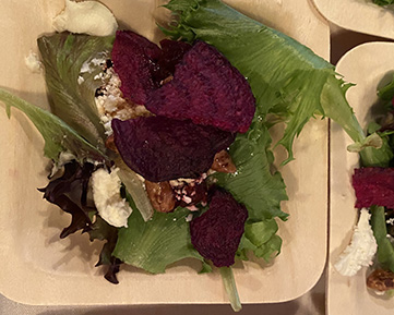 Beet Salad - Plant Nation - NYCWFF 2021 - photo by Luxury Experience
