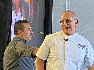Buddy Valastro and Robert Irvine at New York City Wine & Food Festival 2021 - photo by Luxury Experience