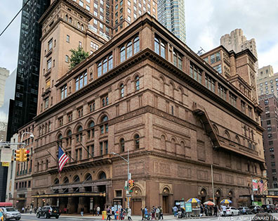 Carnegie Hall - New York, NY - photo by Allan Leonard