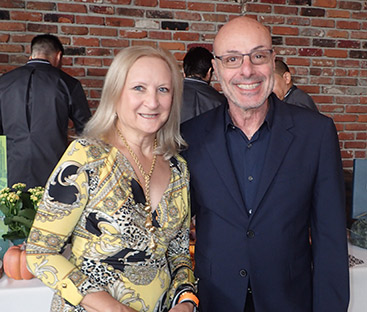 Chef Alfred Portale and Debra C. Argen - NYCWFF 2021 - photo by Luxury Experience