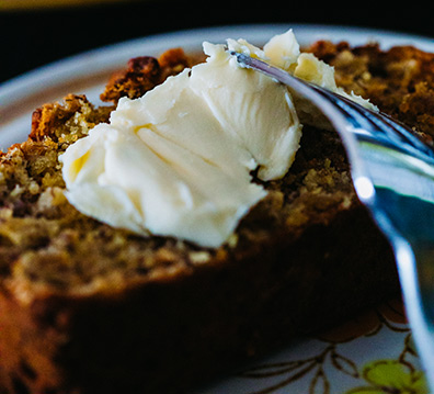 Quinoa Fruit Tea Cake Loaf - The Complete Quinoa Cookbook by Catherine Gill