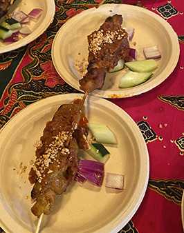 Satay Ayam - WAU Restaurant - NYCWFF 2021 - photo by Luxury Experience