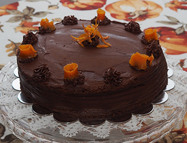 Luxury Experience - Spirited Chocolate Orange Cake - photo by Luxury Experience