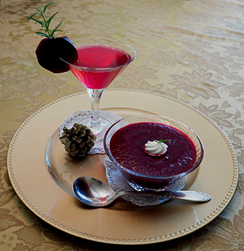 Luxury Experience - The Beet Goes On and Chilled Beet Soup - photo by Luxury Experience