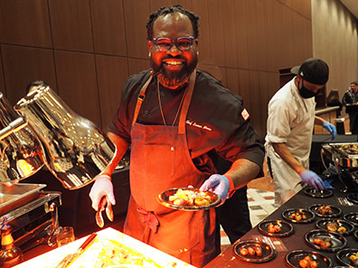 Chef Lamar Moore - Whiskeys of the World - Sun, Wine & Food Festival - photo by Luxury Experience