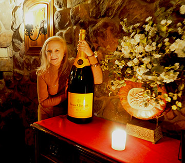 Debra C. Argen - Wine Cellar Crystal Springs Resort - photo by Luxury Experience