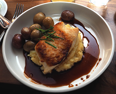 Halibut -  Crystal Tavern - Crystal Springs Resorts, NJ - photo by Luxury Experience