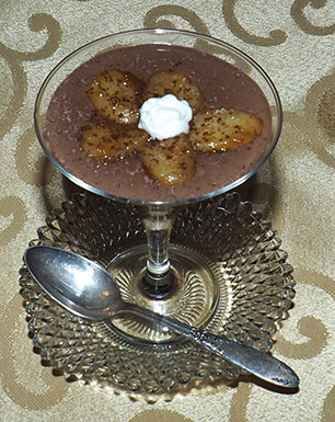 Luxury Experience - Spirited Chocolate Bananas Foster Pudding - photo by Luxury Experience