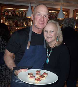 Chef Brian Lewis & Debra C. Argen  - The Cottage - Greenwich, CT - Photo by Luxury Experience
