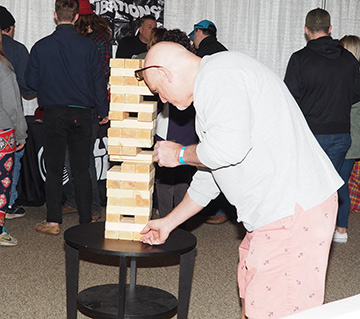 Jenga - CT Craft Beer Fest 2022 - photo by Luxury Experience