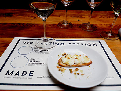 2019 Riesling pairing - City Winery Hudson Valley, NY - Photo by Luxury Experience
