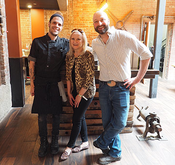 Chef Dave Unumb, Debra C. Argen, Travis Van Caster  - City Winery Hudson Valley, NY - Photo by Luxury Experience