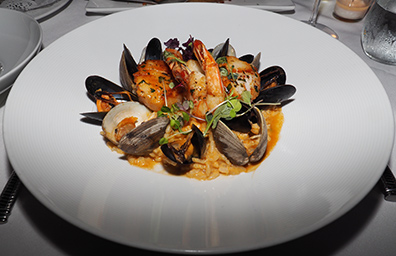 Seafood Risotto - Gabriele's Westport, CT - photo by Luxury Experience