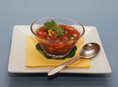 Luxury Experience - Gazpacho with K Bloody Mary Mix - photo by Luxury Experience