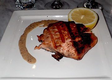 Grilled Salmon, Wolf & Lamb - photo by Luxury Experience