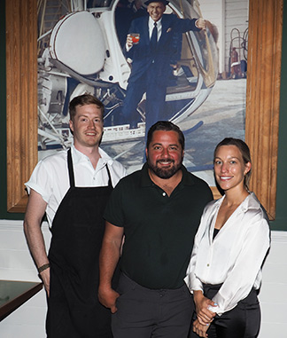 Chef Rick O'Connor, Owners John & Morgan Nealon - photo by Luxury Experience - photo by Luxury Experience