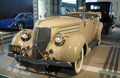 1936 Ford Phaeton - Saratoga Automobile Museum - photo by Luxury Experience
