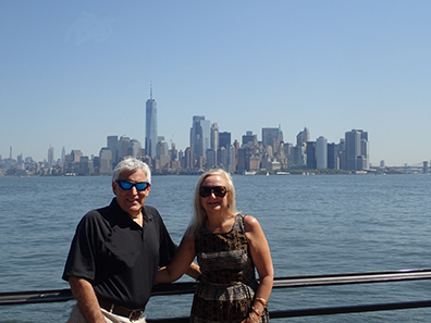 Edward F. Nesta & Debra C. Argen - Statue of Liberty - photo by Luxury Experience