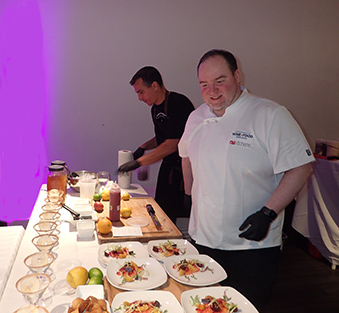 Chef Forrest Pasternack - Greenwich Wine & Food Gala 2022 - photo by Luxury Experience
